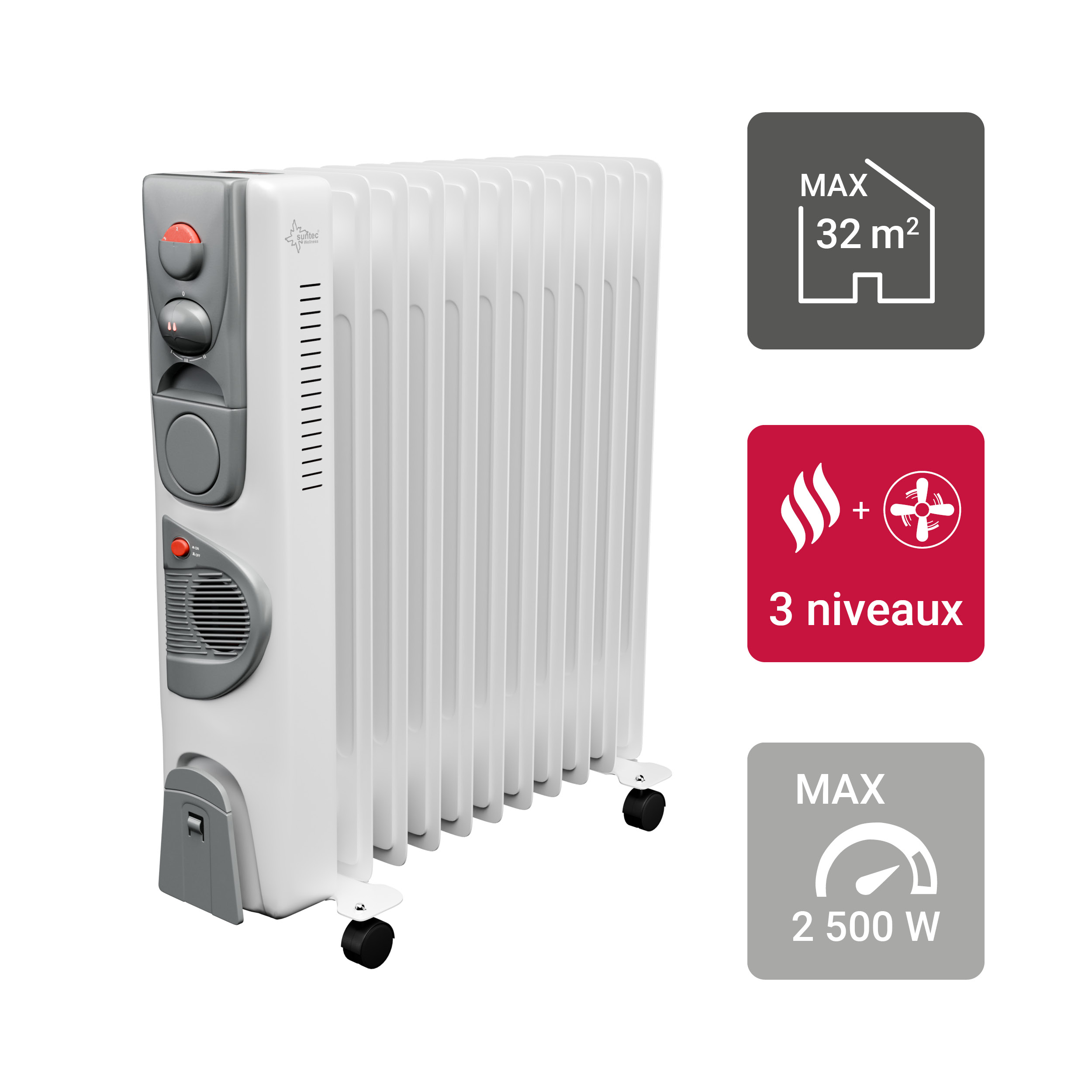 Radiateur Électrique Mobile - HeatSafe™